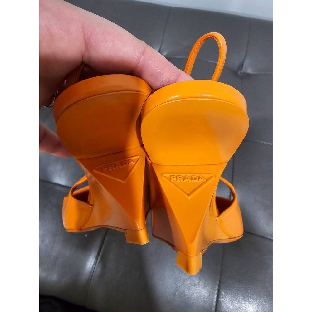 New Prada Leather Slingback pumps in size 38 - Picture 7 of 8